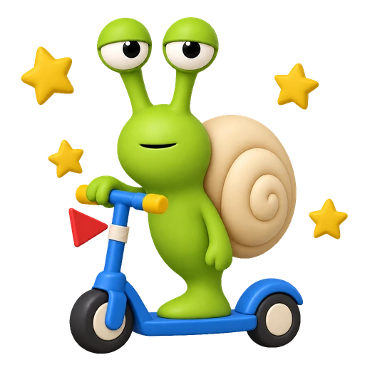 The snail character at level 2