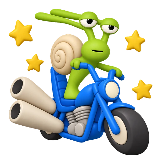 The snail character at level 3